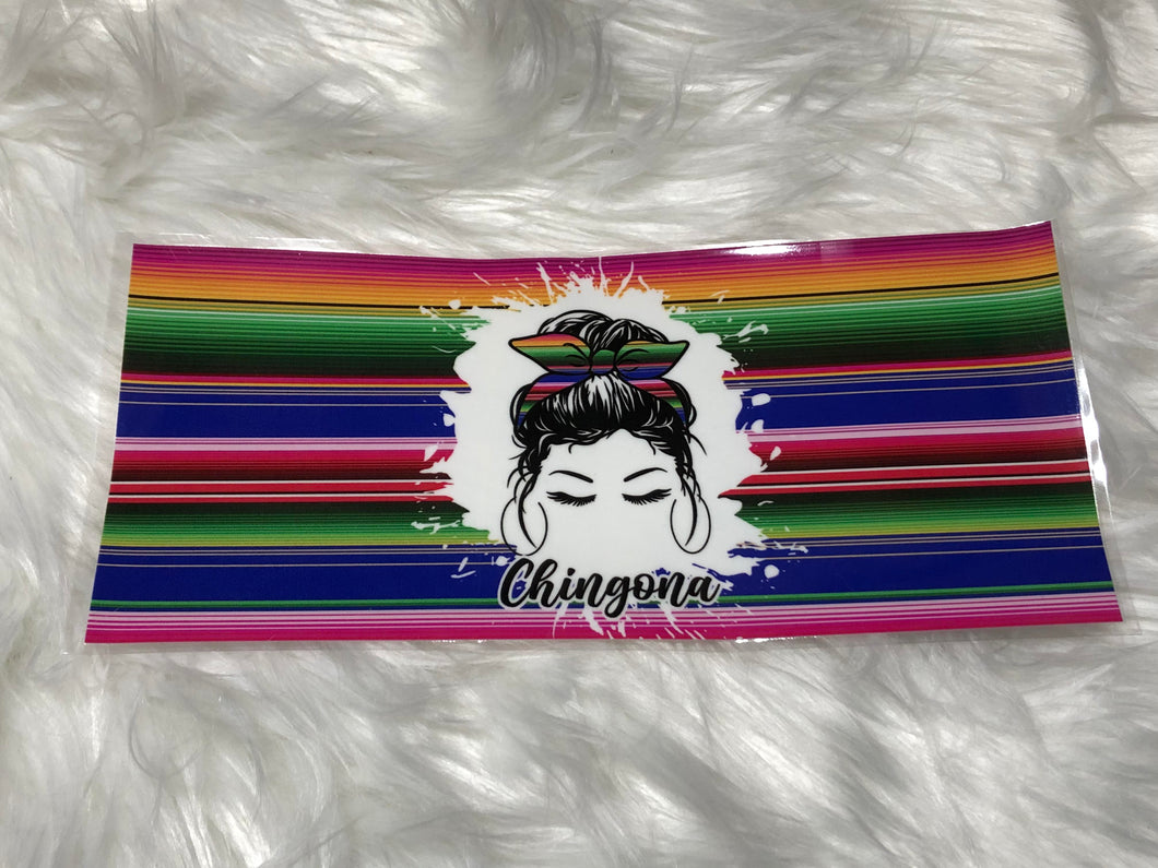 UV DTF Cup Wrap Chingona