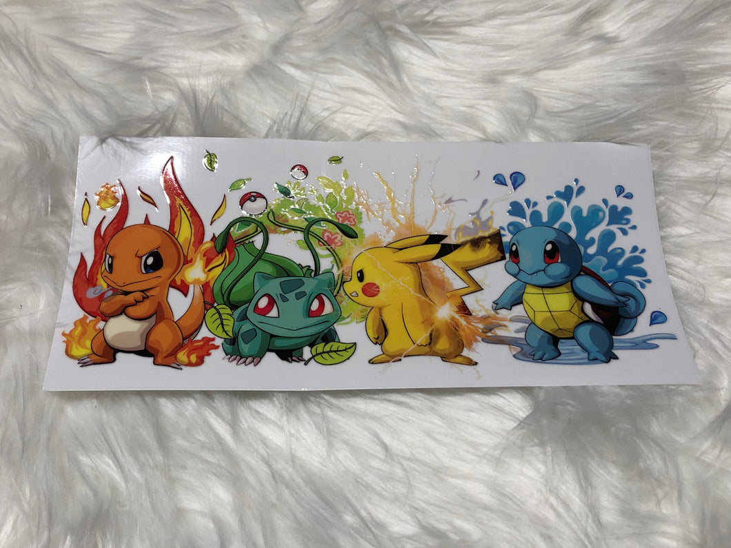 UV DTF Cup Wrap Pokemon