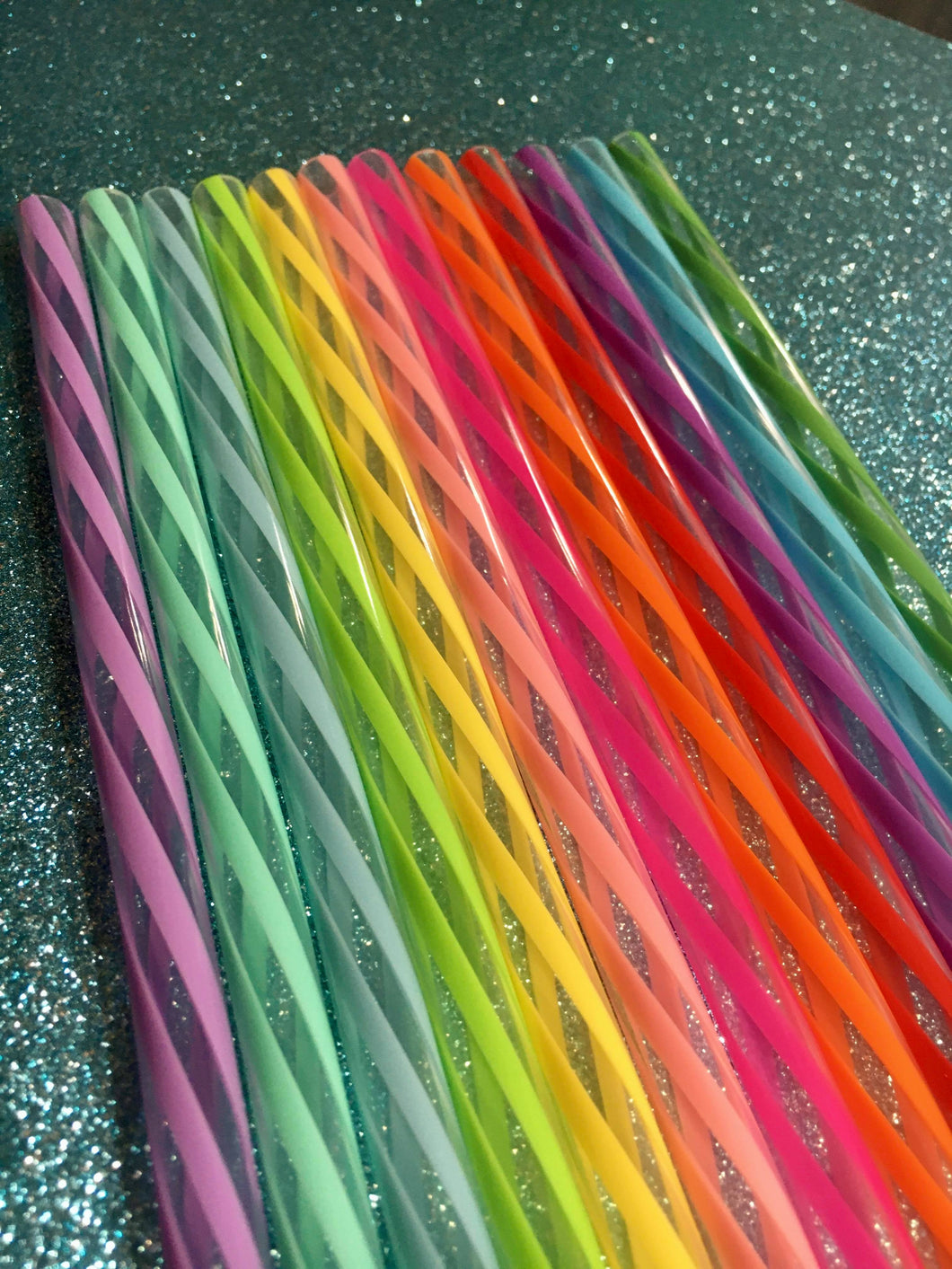 11in Colorful Straws Accessories