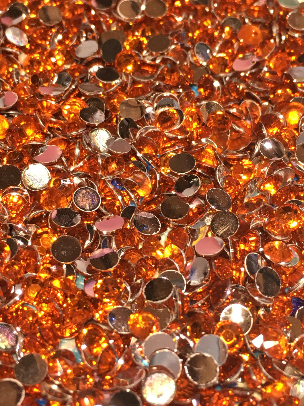 Orange Rhinestones