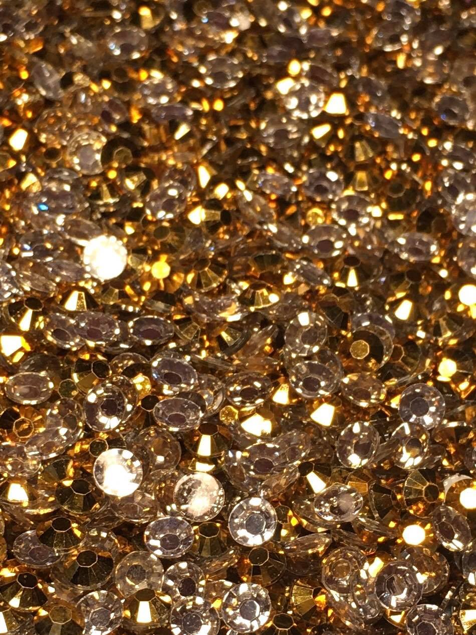 Mine Gold Rhinestones