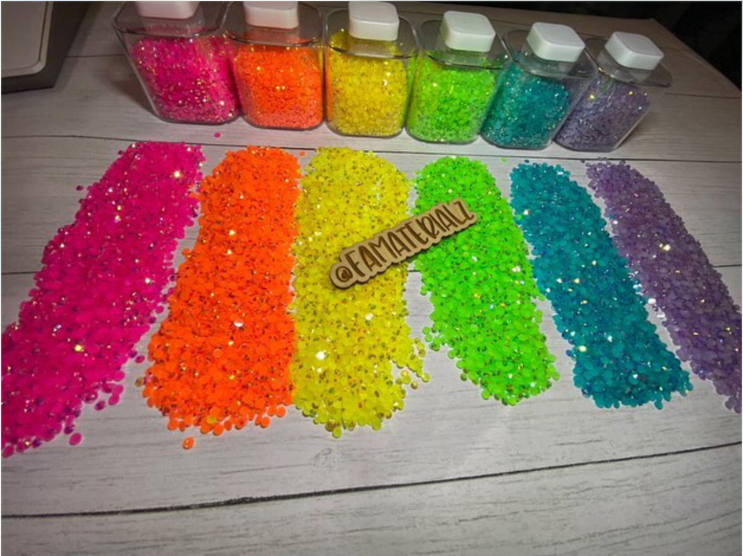 NEON RAINBOW RHINESTONE KIT